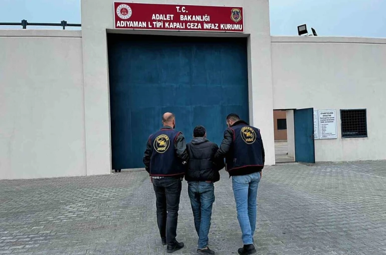 Adıyaman 13 yıl hapis cezası bulunan şahıs yakalandı