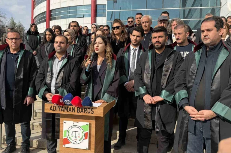 Adıyaman Barosu’ndan avukatlara yönelik saldırılara karşı açıklama