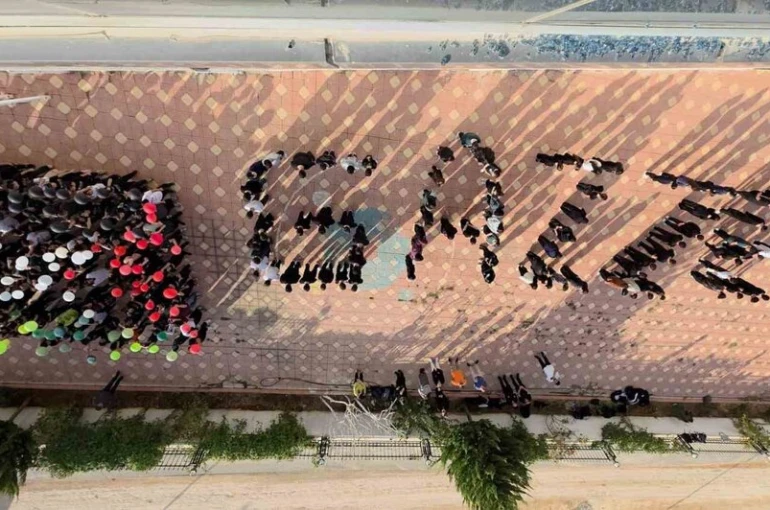 Adıyaman Doğa Koleji’nden Gazze’ye destek mesajı