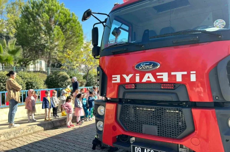 ADÜ Anaokulu’nda yangın güvenliği eğitimi