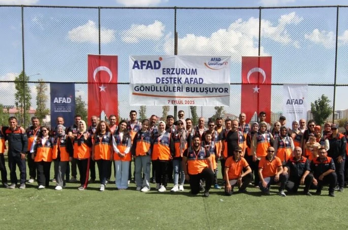 AFAD gönüllüleri gönüllerince eğlendi