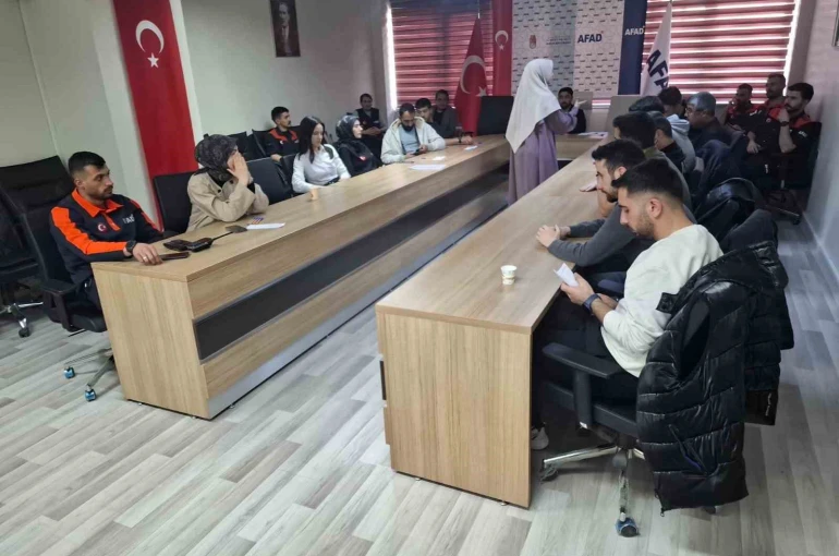 AFAD personeline psikolojik ilk yardım eğitimi