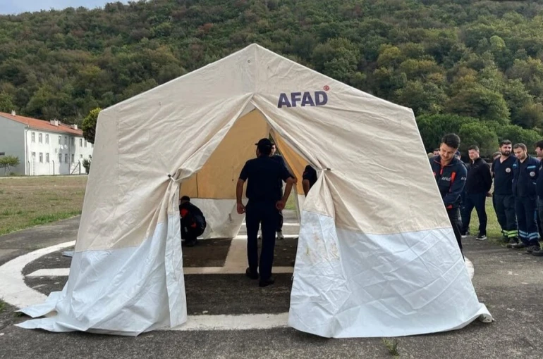 AFAD’dan çadır kurma eğitimi