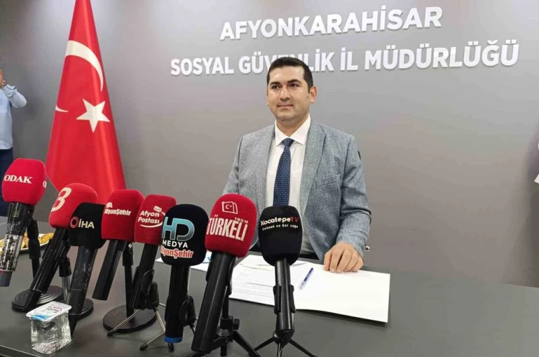 Afyonkarahisar’da 255 bin sigortalı çalışan ve 145 bine yakın emekli var