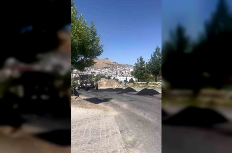 Ağaç dikilerek protesto edilen yolun yapımına başlandı