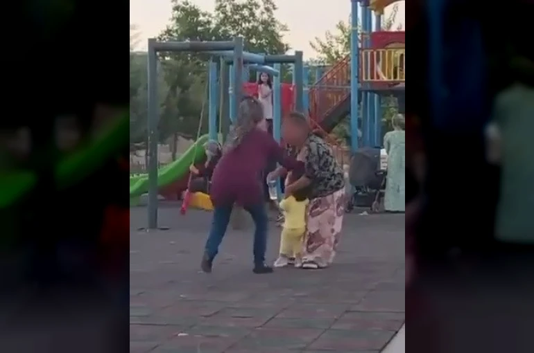 Ağlayan çocuğu sakinleştirmeye çalışan engelli kadın dayak yedi