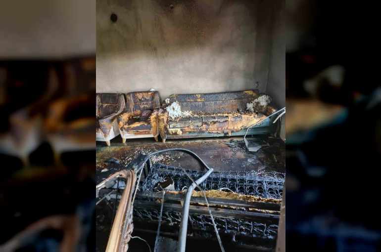 Ahlat’ta ev yangını: 1 ağır yaralı