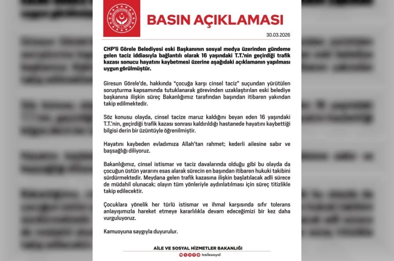 Aile ve Sosyal Hizmetler Bakanlığı: "Çocuklara yönelik istismar ve ihmal karşısında sıfır toleransla hareket etmeye devam edeceğimizi vurguluyoruz"