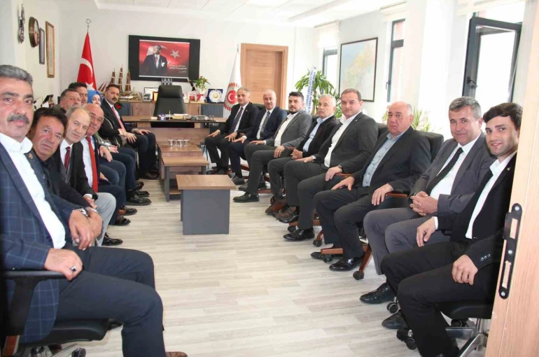 AK Parti heyetinden Karaveli’ye ziyaret