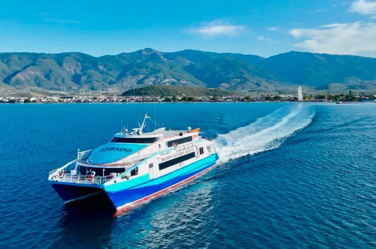 Akçay-Midilli seferleri resmen başladı