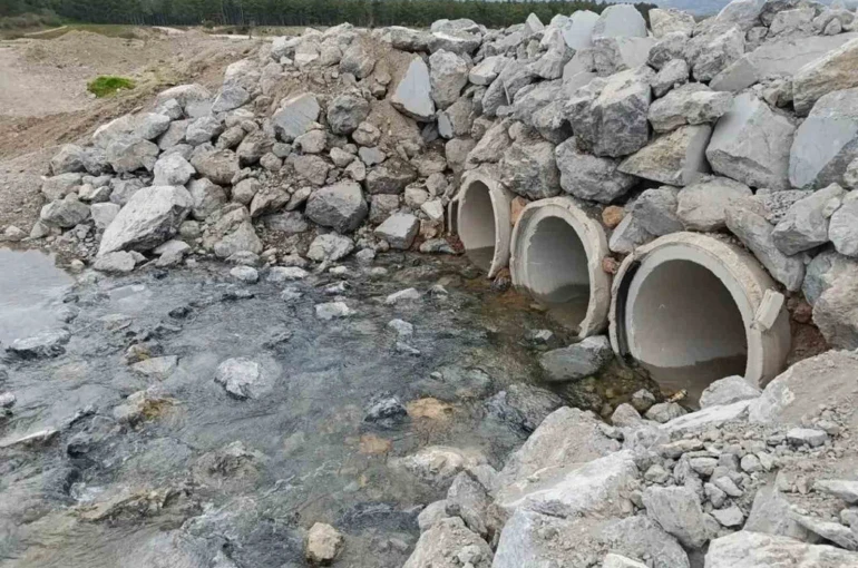Akdağ Tabiat Parkı’nın çöken yolu tamir edildi