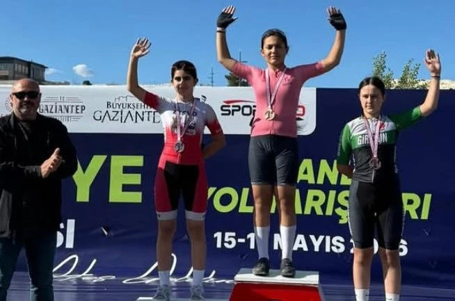 Akhisarlı pedallar Gaziantep’te zirveye çıktı
