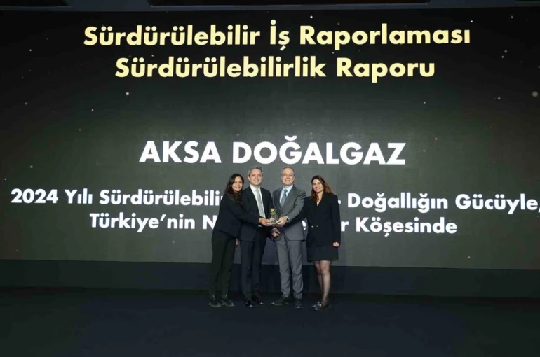 Aksa Doğalgaz’ın Sürdürülebilirlik Raporu’na ödül
