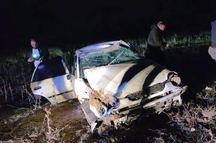 Aksaray’da kontrolden çıkan otomobil takla attı: 3 yaralı