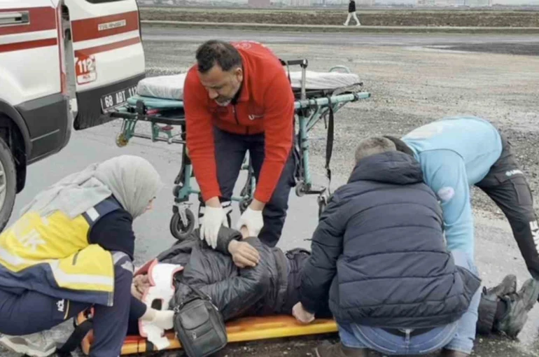 Aksaray’da otomobil ile motosiklet çarpıştı: 1 yaralı