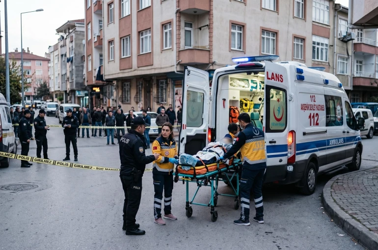 Akşehir'de silahla yaralama