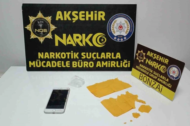 Akşehir’de uyuşturucu operasyonu: 2 tutuklama