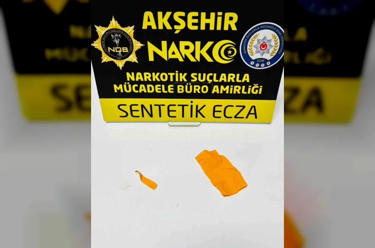 Akşehir’de uyuşturucu operasyonu