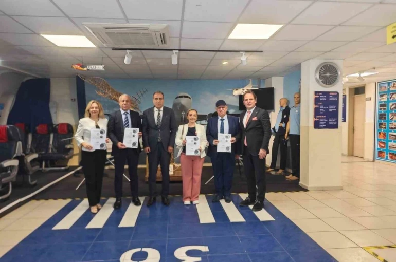 Aksu Uçak Okulu’na modern kütüphane ve etüt odası