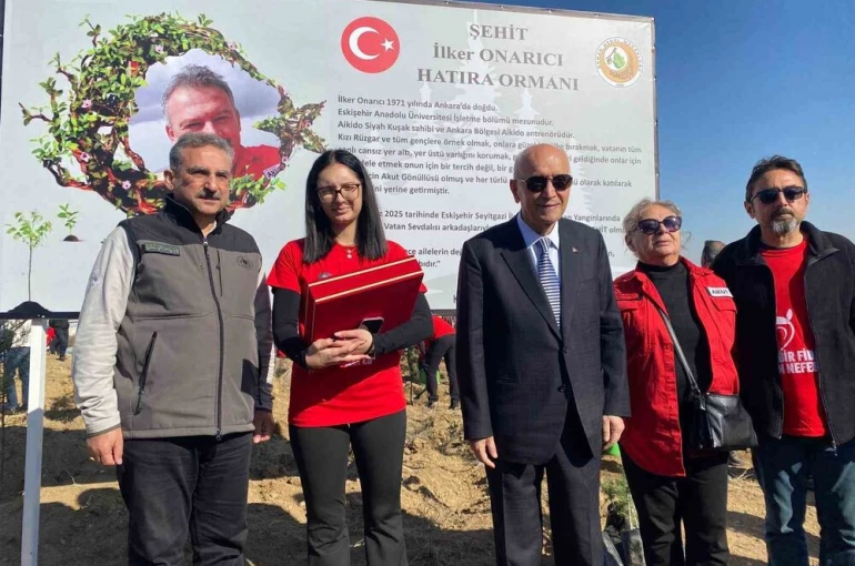 Akut Şehitleri anısına 3 hatıra ormanı