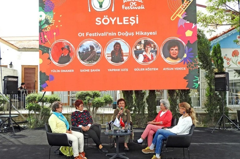 Alaçatı Ot Festivali’nin doğuşu anlatıldı