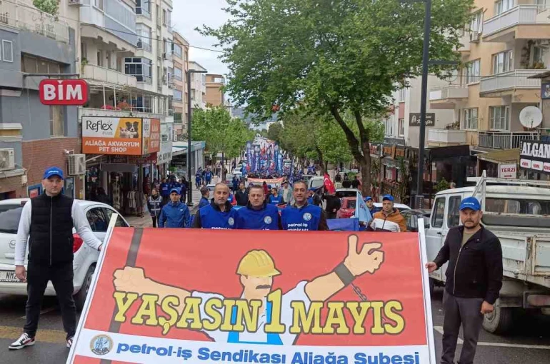 Aliağa’da 1 Mayıs kutlandı