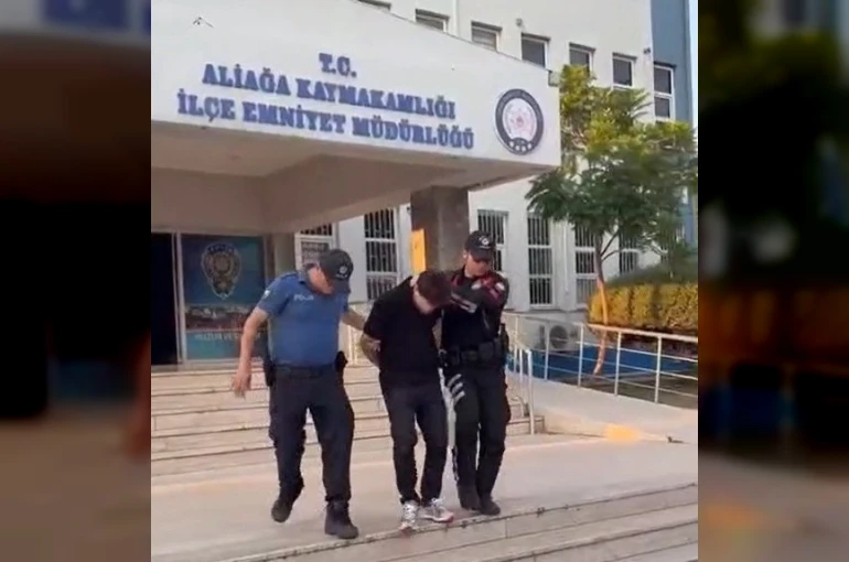 Aliağa’da 22 yıl hapis cezası bulunan şahıs yakalandı