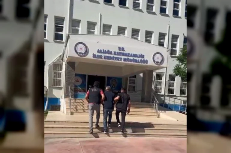 Aliağa’da 9 yıl 10 ay hapis cezası bulunan şahıs yakalandı