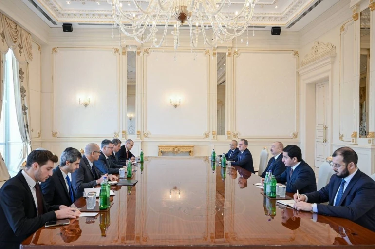 Aliyev, İsrail Dışişleri Bakanı Saar’ı kabul etti