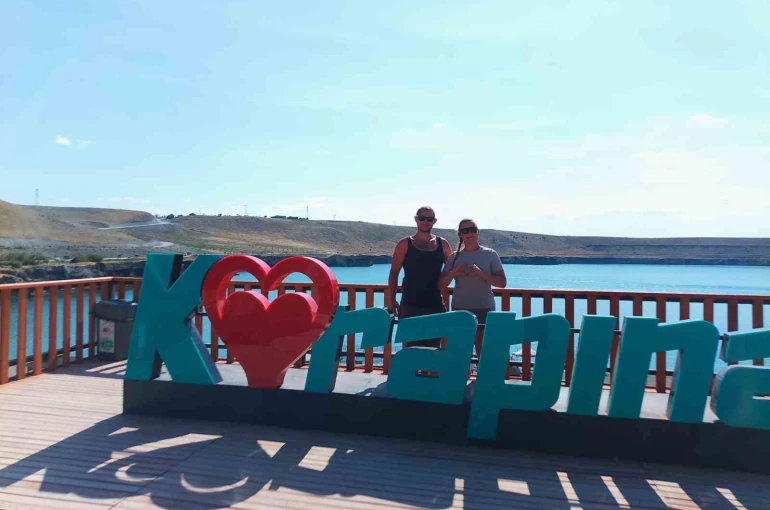Alman turistler Karapınar’a hayran kaldı