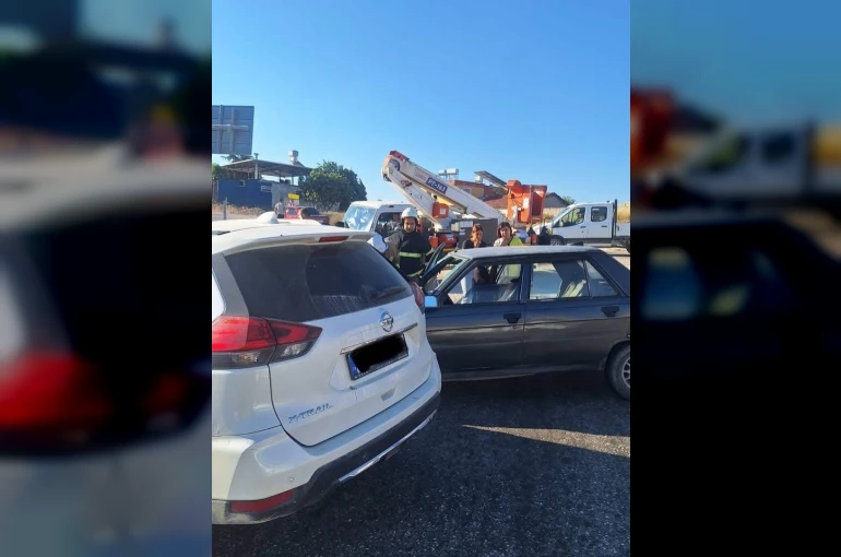 Altınözü’nde trafik kazası:2 yaralı