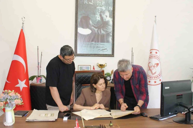 Altıntaş’ta Maarif Arşivi çalışmaları sürüyor