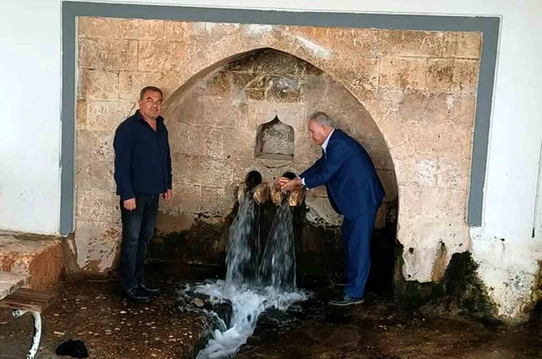 Altun: "Araban’daki tarihi çeşmelerimiz yok olmadan kurtarılmayı bekliyor" 