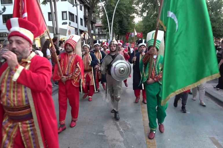 Amasya’da mehterli milli irade yürüyüşü yapıldı