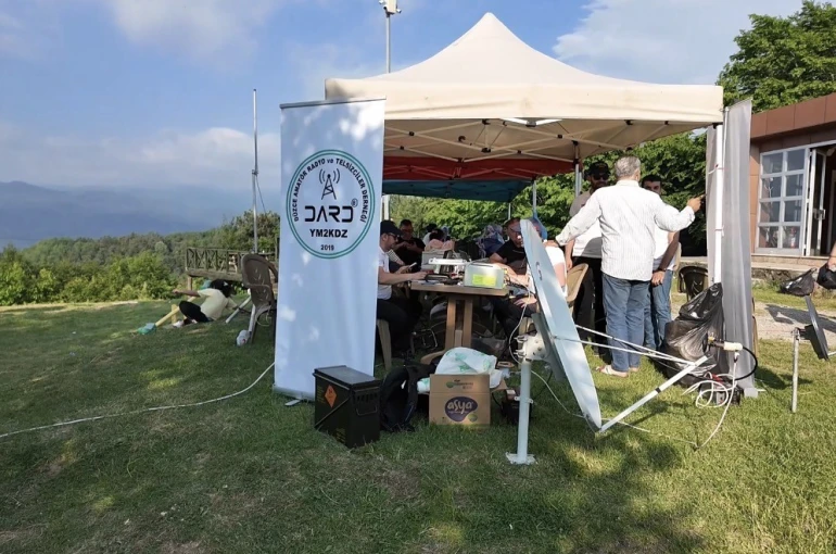 Amatör telsizciler Düzce’de buluştu