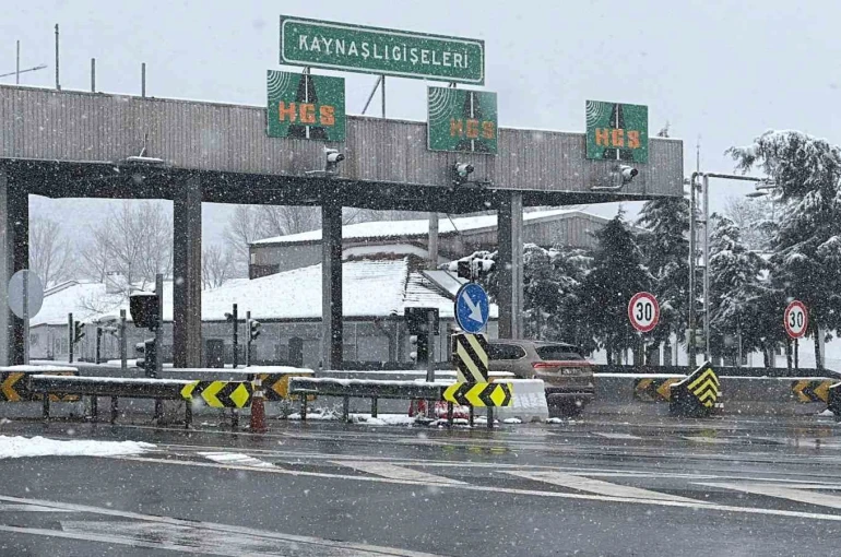 Anadolu otoyolunda kontrollü geçiş sağlanıyor