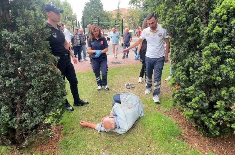 Anıtpark’taki sarhoş sağlıkçıları bezdirdi