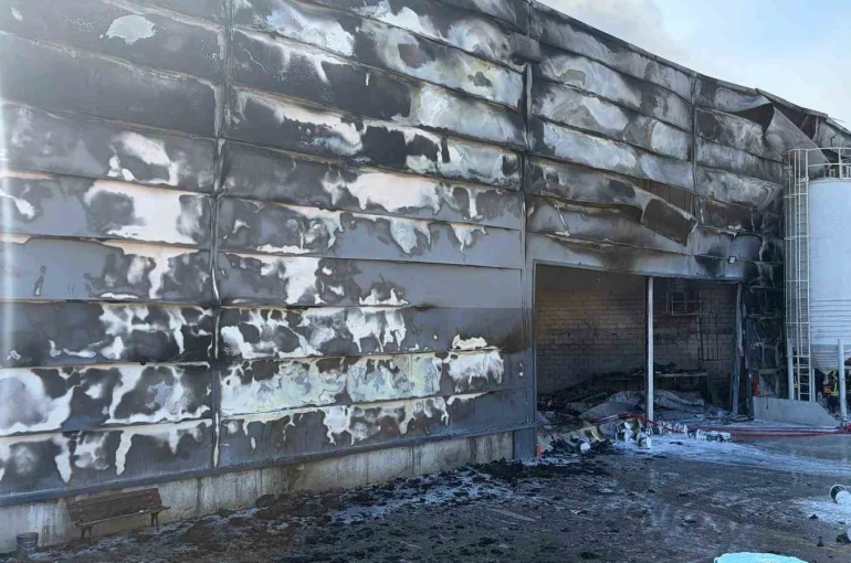 Ankara’da boya fabrikasında yangın