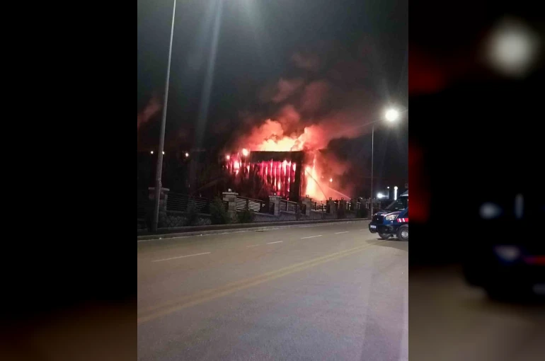 Ankara’da fabrika yangını