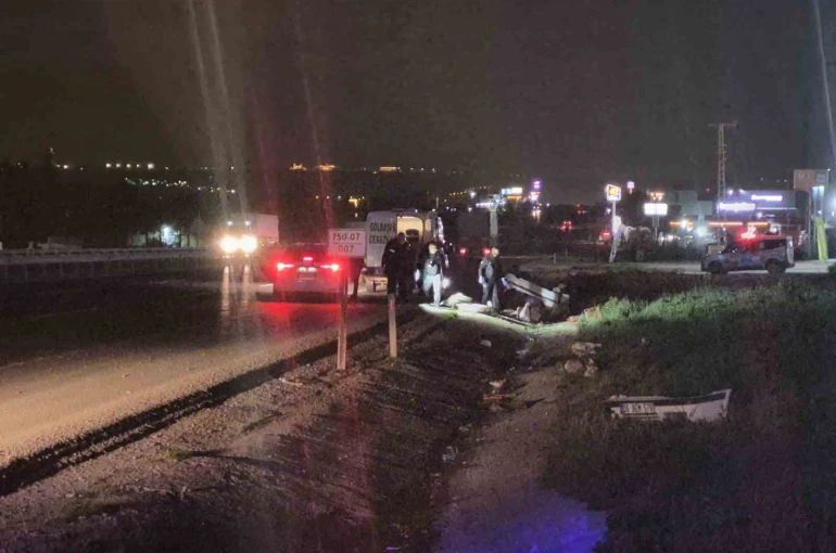 Ankara’da kontrolü kaybeden araç takla attı: 1 ölü, 2 yaralı 