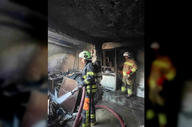 Antakya’da müstakil evde yangın çıktı 