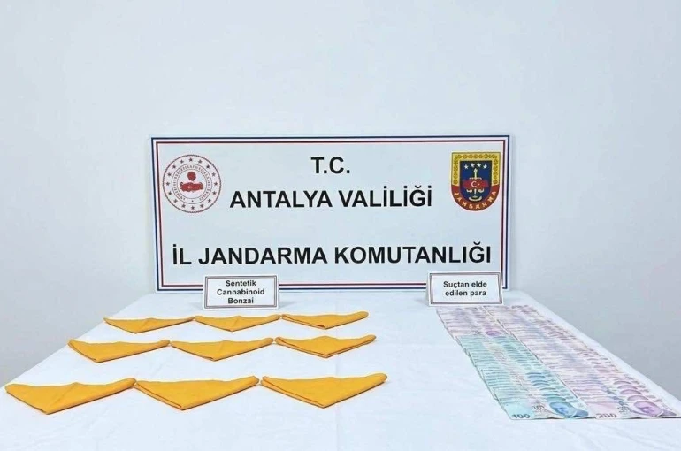 Antalya’da 25 bin 600 kullanımlık sentetik kannabinoid maddesi ele geçirildi