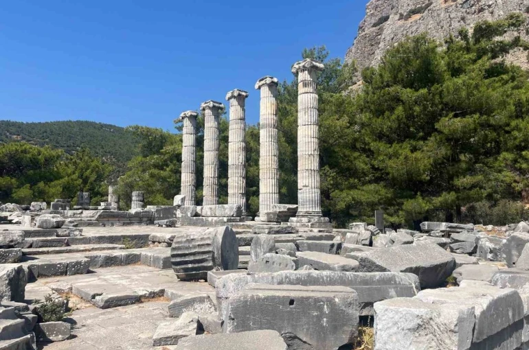 Antik Kent Priene’nin kalıcı dünya miras listesine girmesi için kararlı adımlar atılıyor 