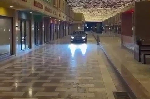 Araç trafiğine kapalı çarşıda çekilen 7 saniyelik video 30 bin TL’ye patladı