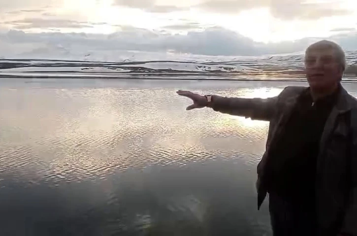 Aras Nehri baharla birlikte coştu