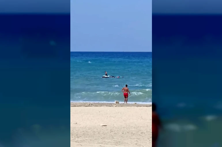 Arnavutköy Karaburun Sahili’nde boğulma tehlikesi: Cankurtaranlar müdahale etti