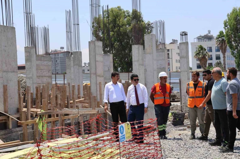 Arsuz’da anaokulu inşaatlarında çalışmalar sürüyor