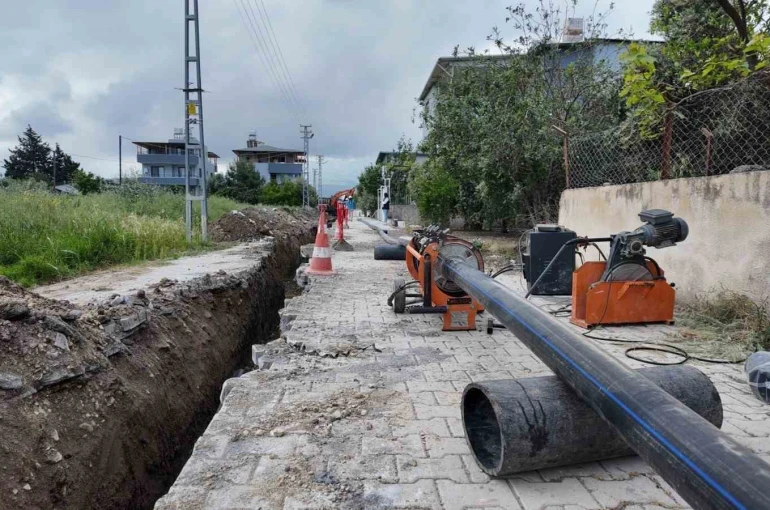Arsuz’un 100 yıllık su ihtiyacını karşılayacak projede çalmalar sürüyor 