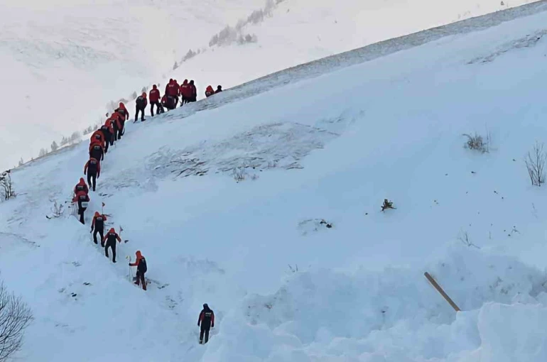 Artvin’de çığ faciasındaki kayıp çoban için arama çalışmaları üçüncü gününde yeniden başladı