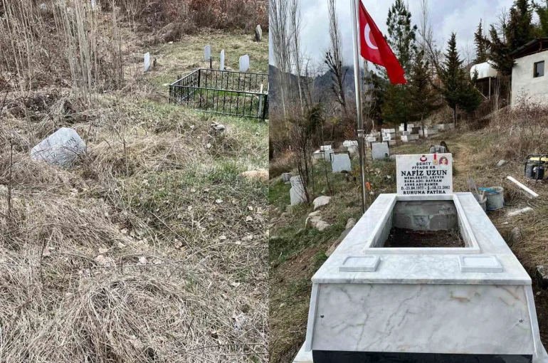Artvin’de şehit mezarları yenilenerek bakıma alındı